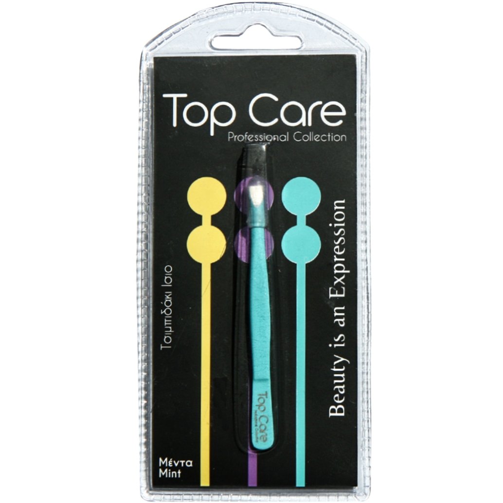 Vitorgan Top Care Tweezers Straight Tip Τσιμπιδάκι Ίσιο 1 Τεμάχιο - Μέντα